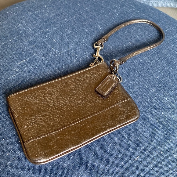 COACH Metallic Wristlet - Picture 6 of 10